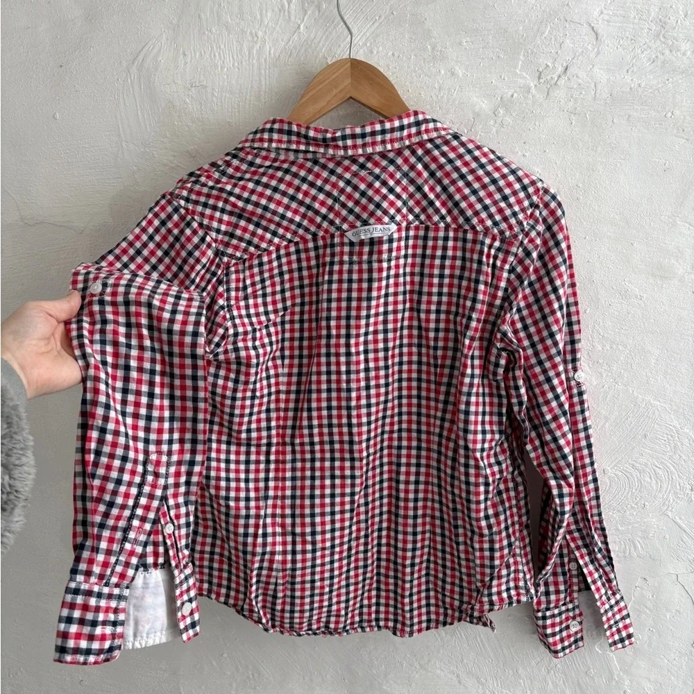 Boys medium GUESS long-sleeve button-down shirt
